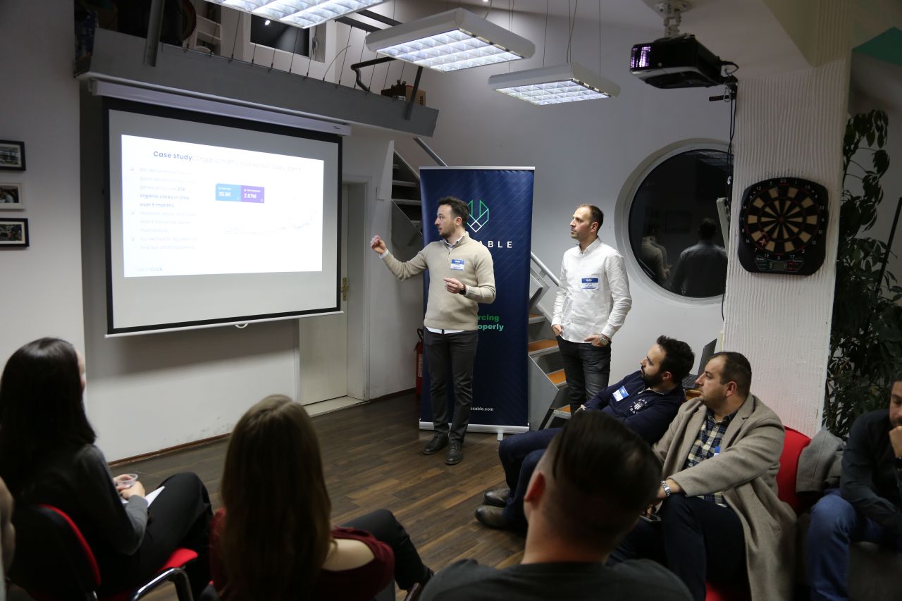 Davor presenting